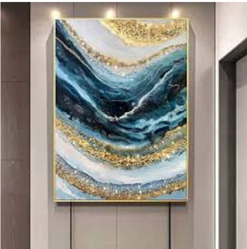 Abstract Crystal Painting